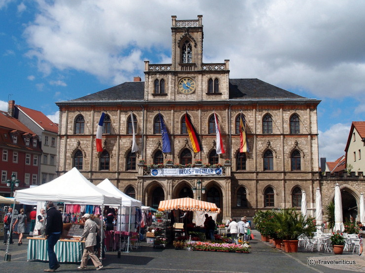 City hall of Weimar in Thuringia, Germany