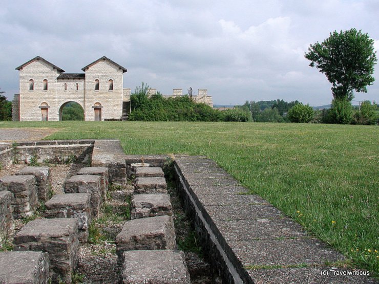 Roman fort Biriciana in Weißenburg, Germany
