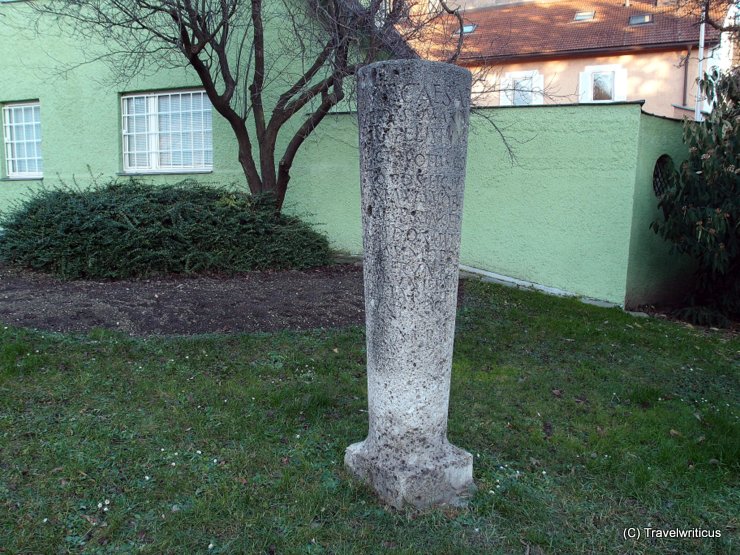 Roman milestone in Wels, Austria