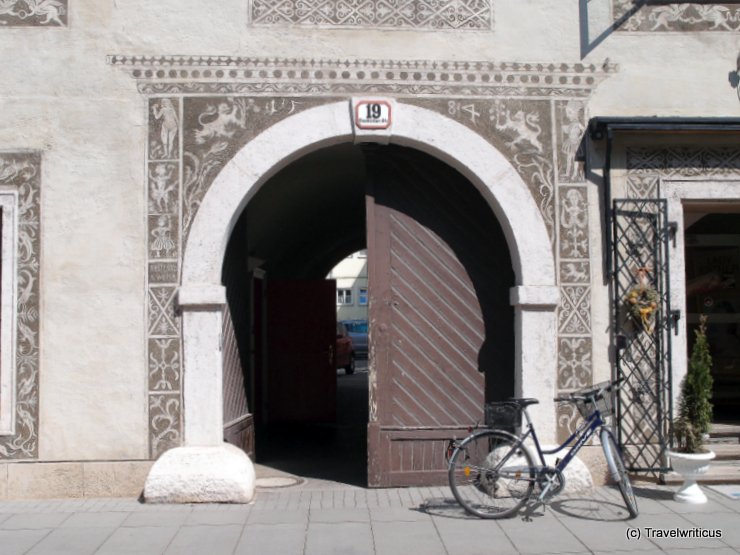 Sgraffito House in Wiener Neustadt, Austria