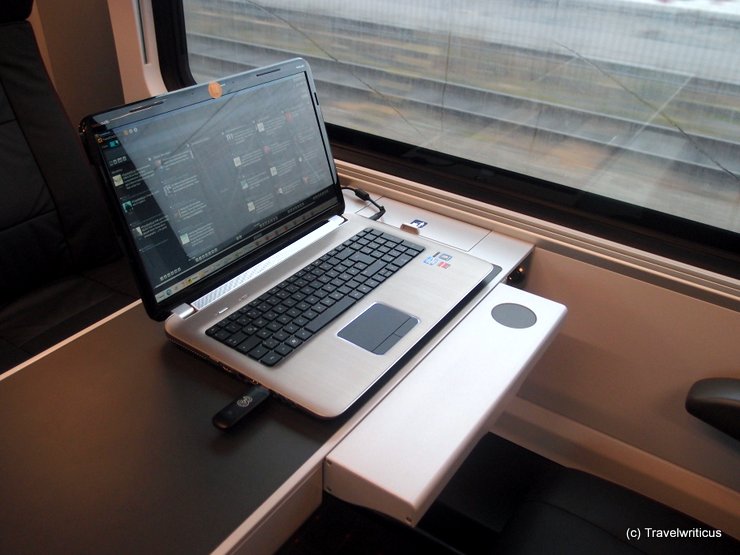 Notebook on a Railjet