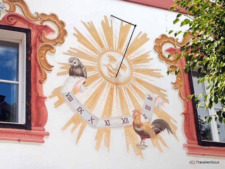 Sundial in Zell am See, Austria
