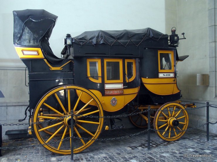 Old Gotthard mail coach in Zurich, Switzerland
